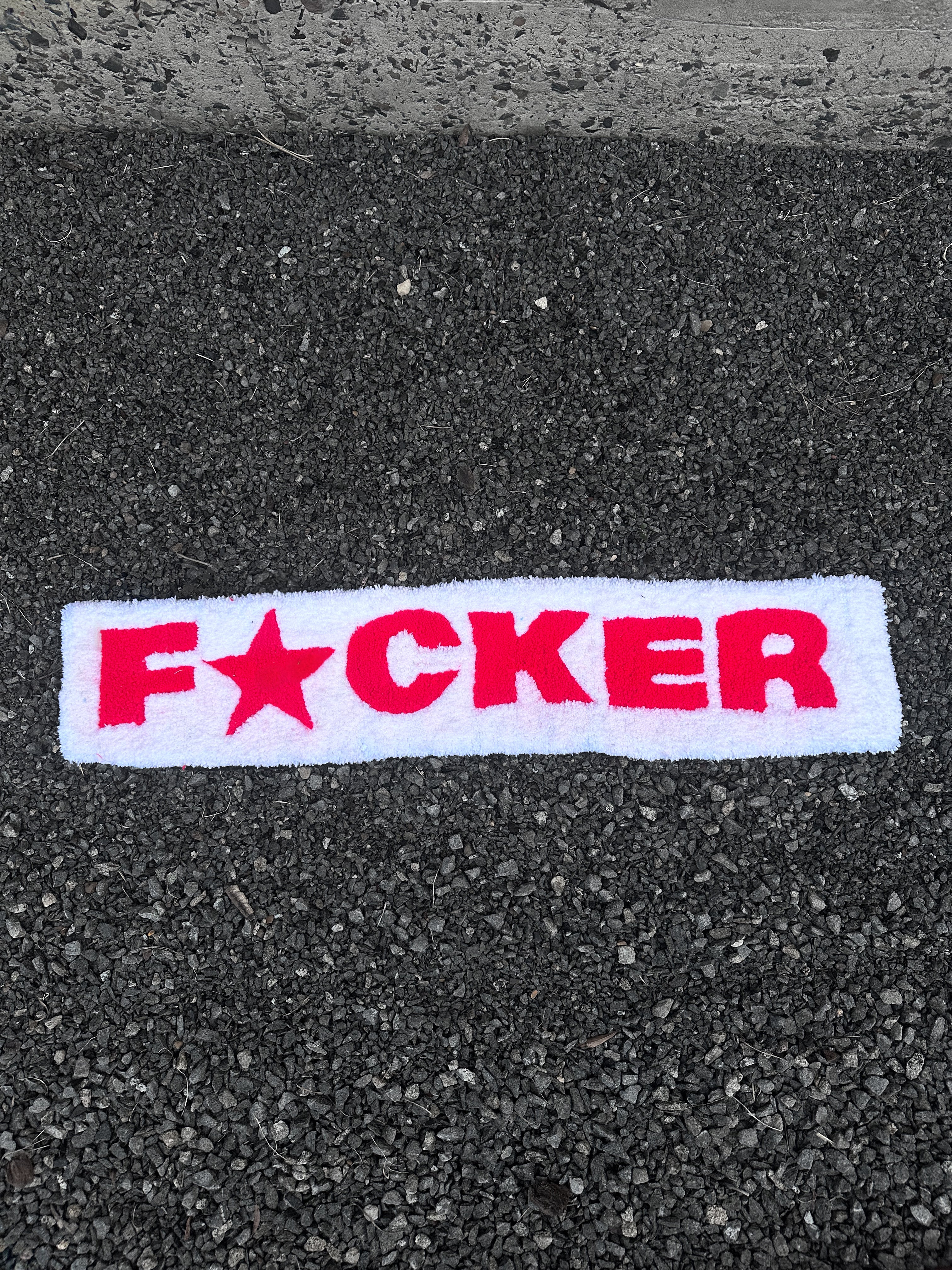 F*CKER Runner Rug